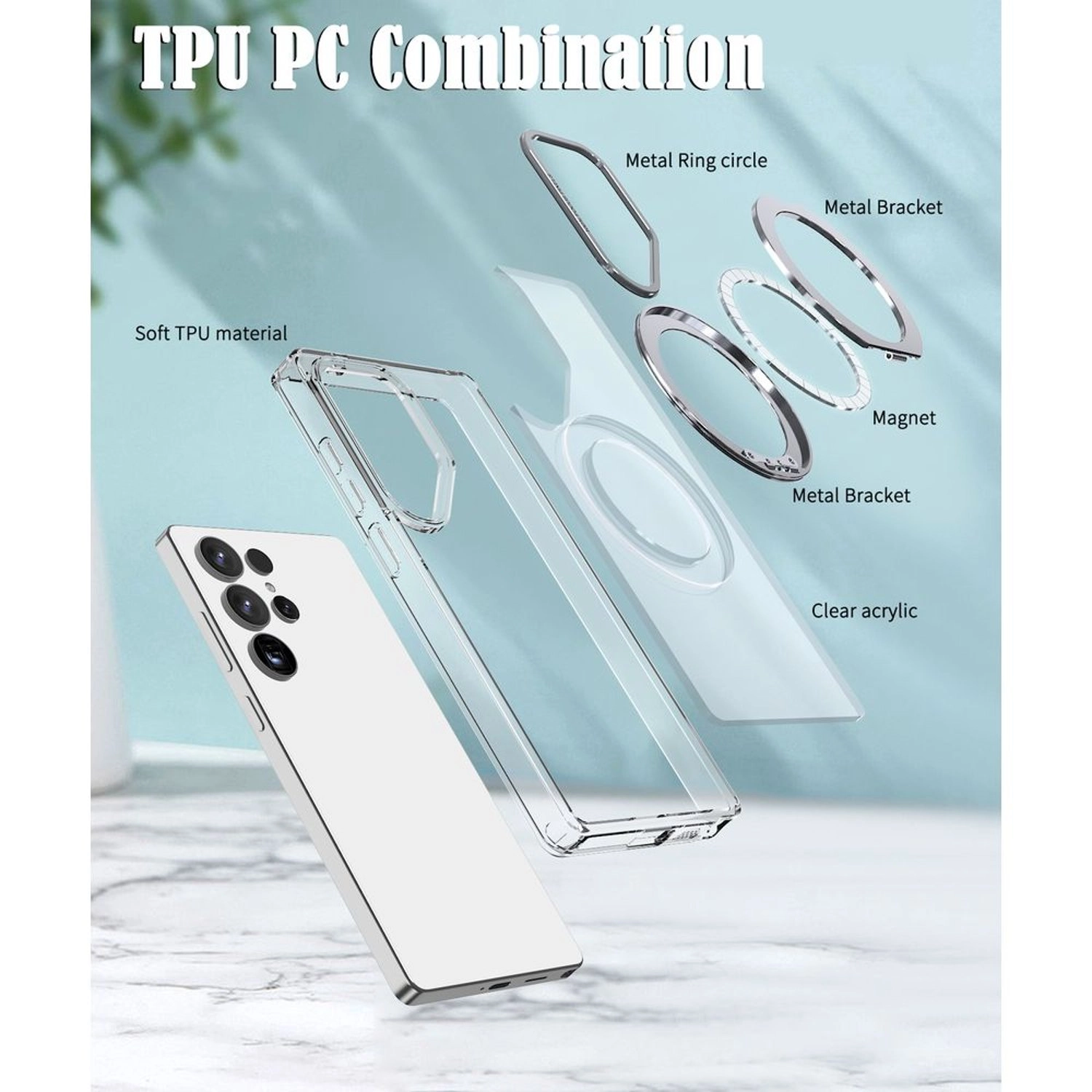 GMCR25UA Case with MagSafe for Samsung Galaxy S25 Ultra