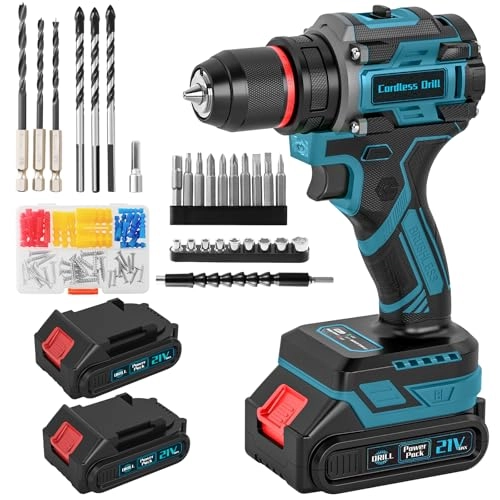 Cordless Brushless Power Drill - 4000 Milliamp Hours