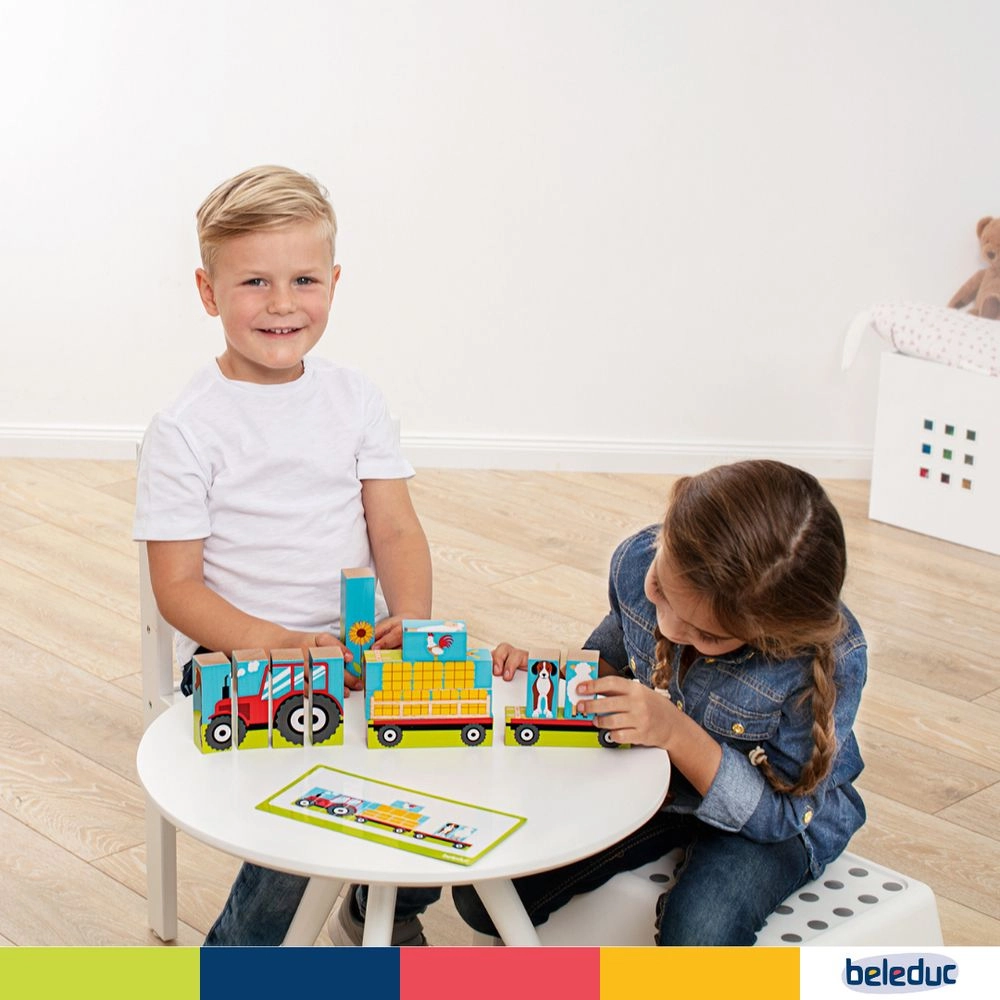 Wooden Block Puzzle - Farm - Suitable for 3 years and above