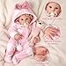 Reborn Baby Doll - 20 Inch Silicona Blond Curly Hair Ages 3+