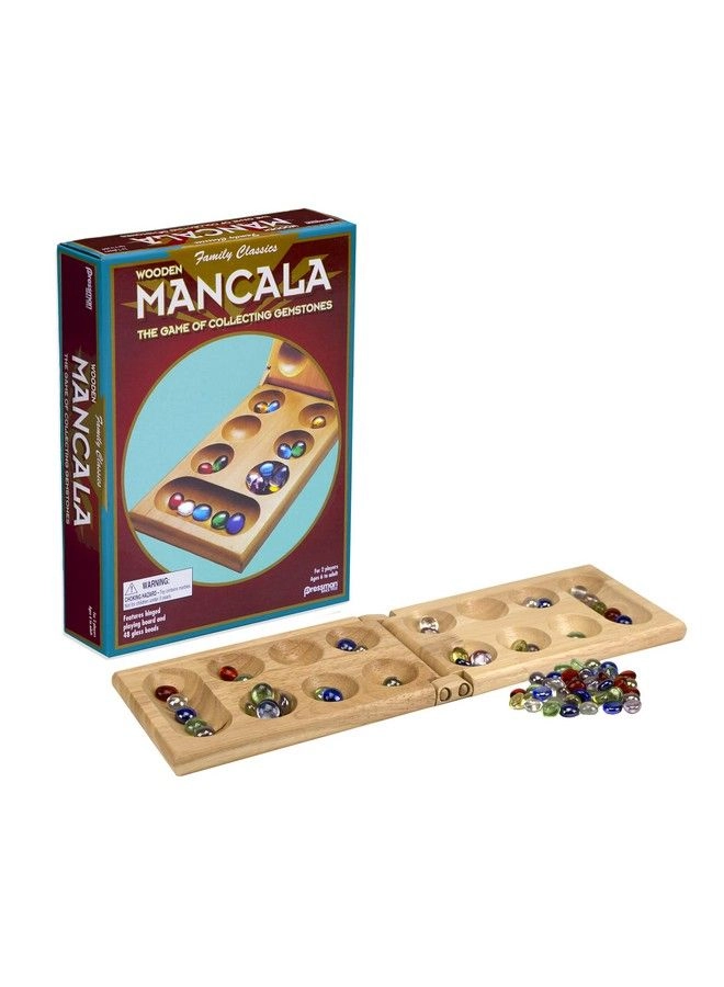 Classic Mancala - Fullsized Solid Wooden Board