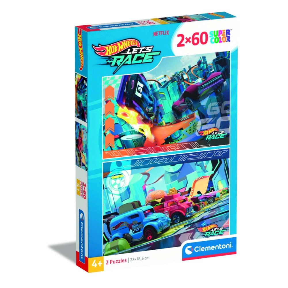 Hotwheels Racing 2-in-1 Puzzle (ALGT-24816) - 120 pcs