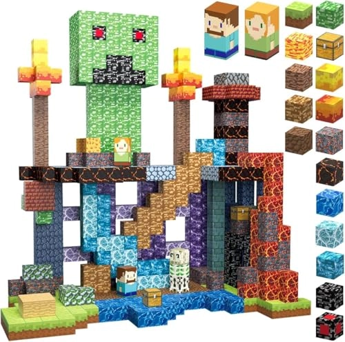 Magnetic Building Blocks - 160 pcs