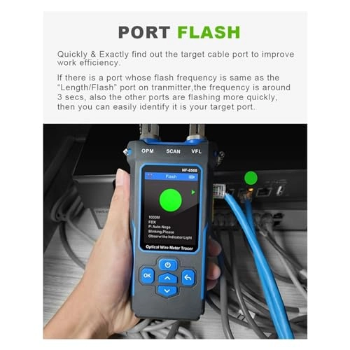 NF 8506 - Multifunction Ethernet Cable Tester PoE Ping Test