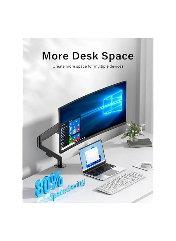 Monitor Mount Arm - Single 20 to 32 inches 75x75mm and 100x100mm