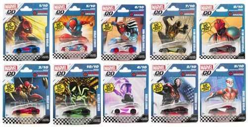 Marvel GO Racing W4 Spiderman Car 3 - 1pc