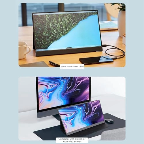Laptop Screen Extender - RIZGHWOYy1r3w5tdag 4K 10 Point Touch 15.6 inch