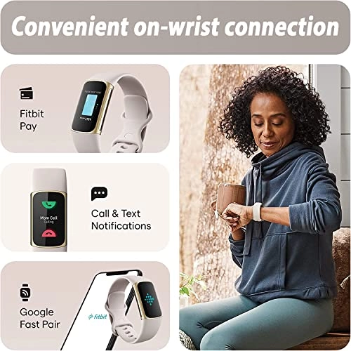 Charge 5 + Watch Bands + 3.3foot Charge Cable + Wall Adapter + Screen Shield + Quality Cleaning Cloth
