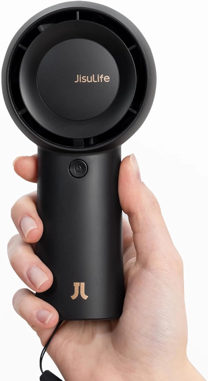 JisuLife Portable Handheld Turbo Fan - 18H 6000mAh 5 Speeds