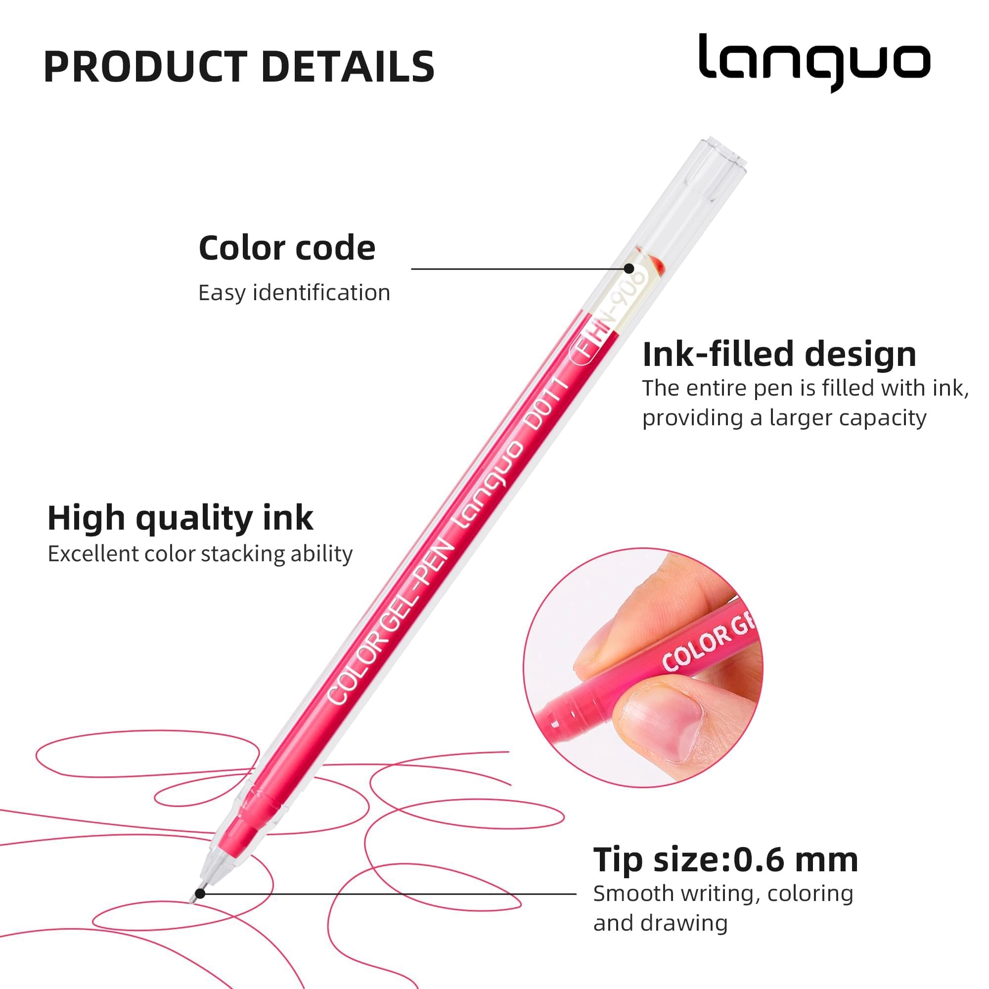 Gel Pens - 45.0 count 0.3 Millimeters