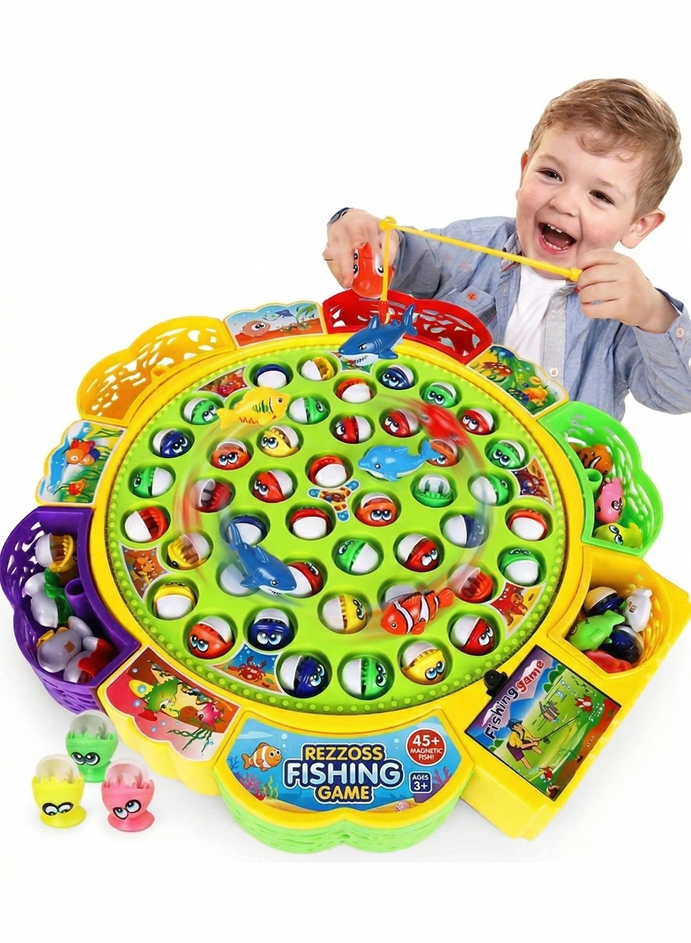 REZZOSS Catch & Spin - 3+ Years 45 pieces