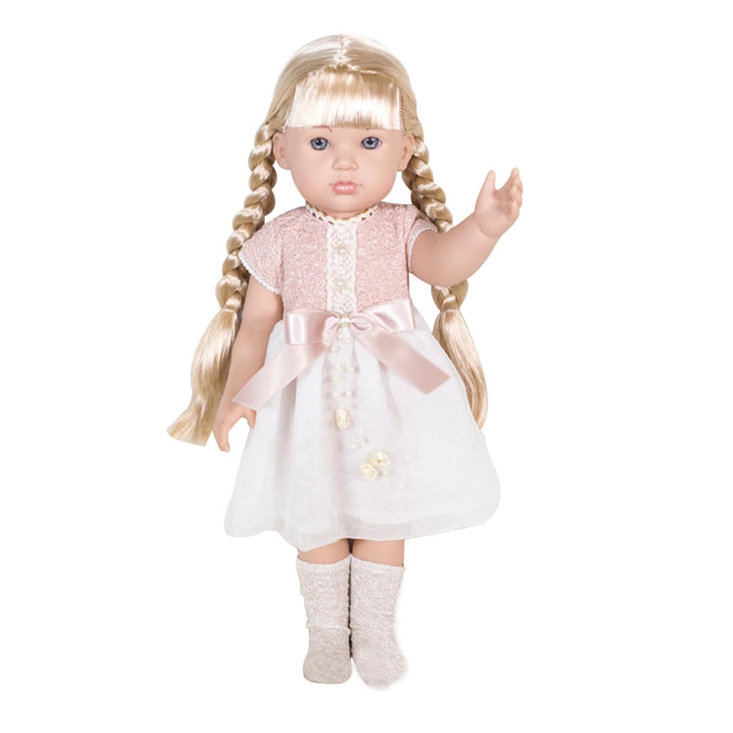 BAYBEE Reborn Baby Doll - 15-inch Silicone Long Hair Ages 3+