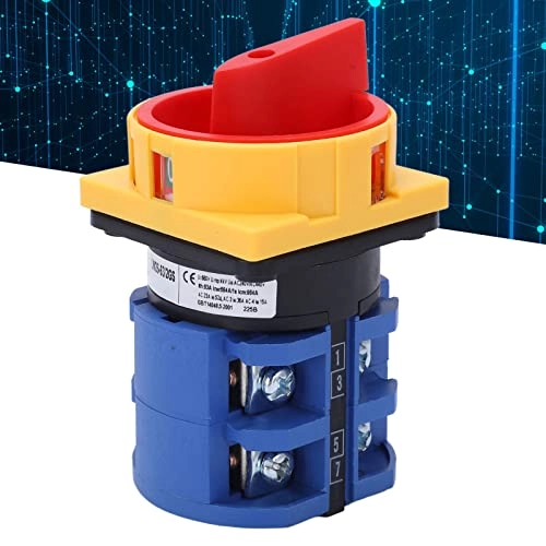 Changeover Switch - 63A Rotary Cam Padlockable