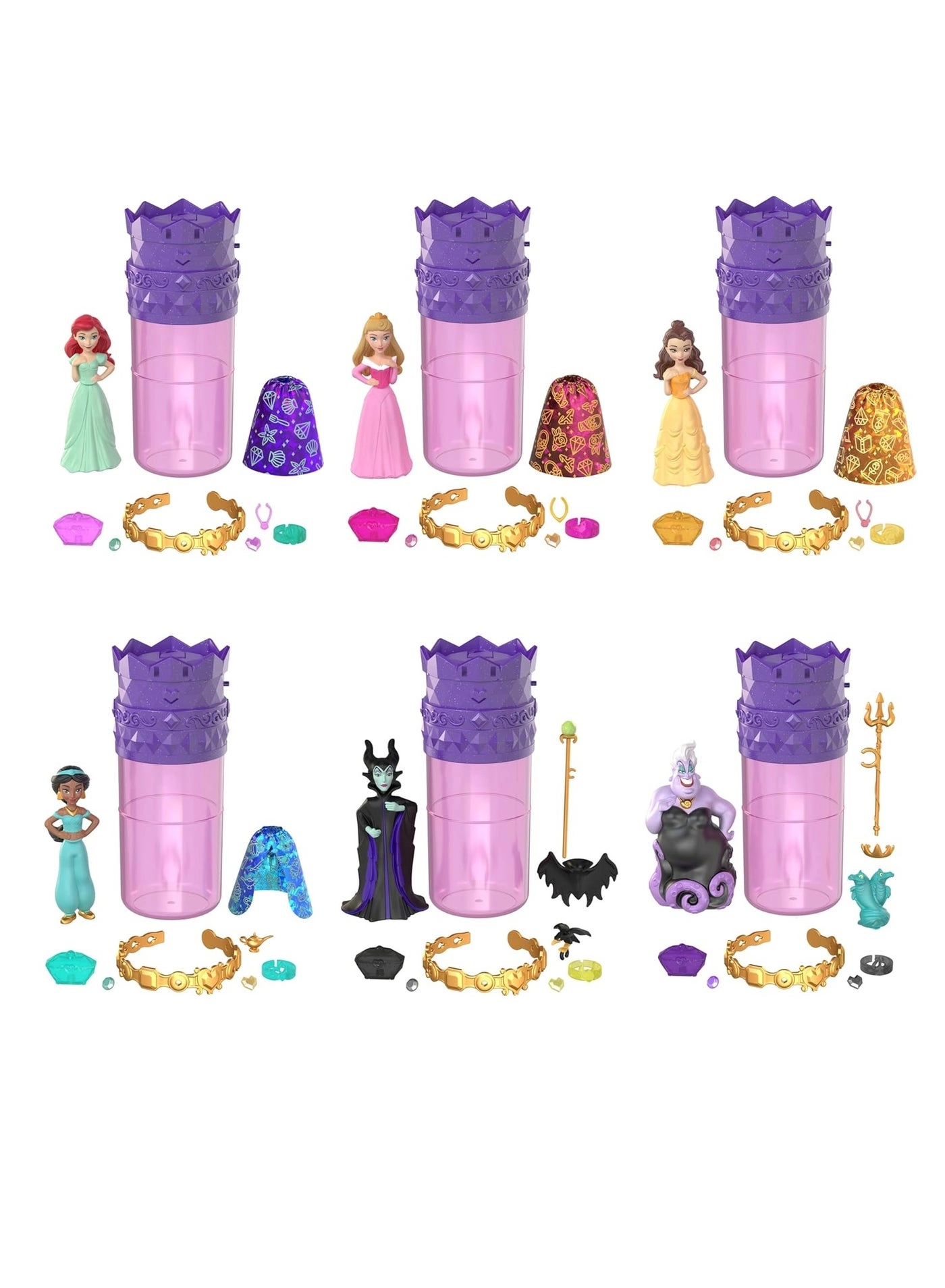 Disney Princess Royal Color Reveal - Princess Vs. Villains Edition