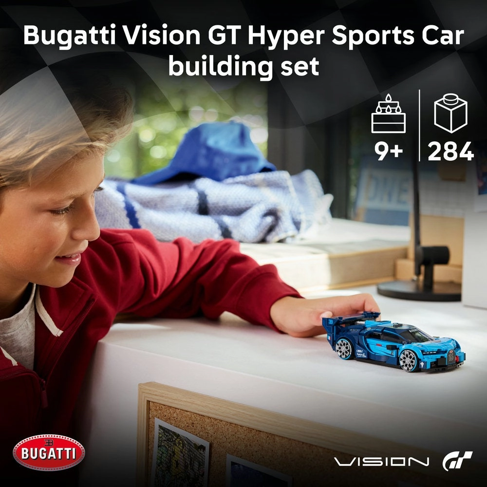 Speed Champions Bugatti Vision GT Hyper Sports Car (77253)
