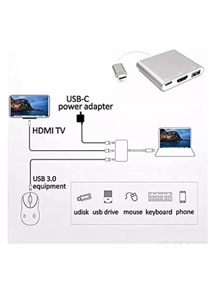 Hub Type C to USB 3.0 Female Charger Converter