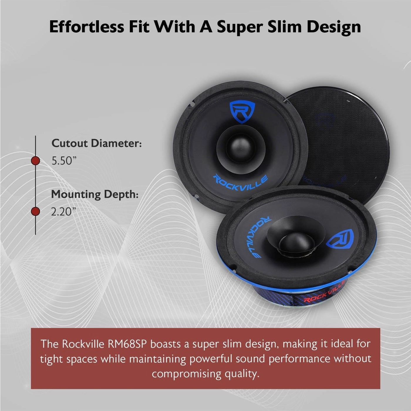 RM68SP - 6.5 inch Surround Sound