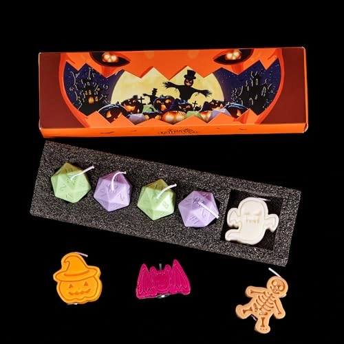 D20 Dice Candles - Unscented 5 Piece