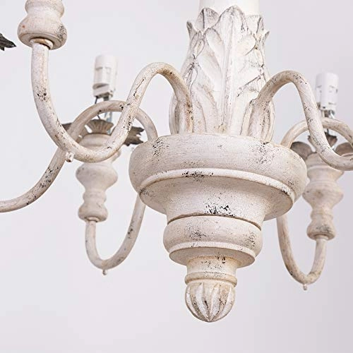 French Country Candle Style Chandelier - 59 inches