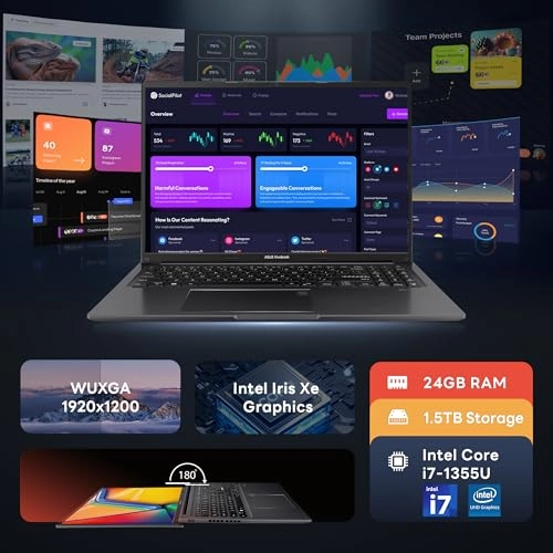 Vivobook - 16'' Core i7-1355U 24GB DDR4 512GB SSD