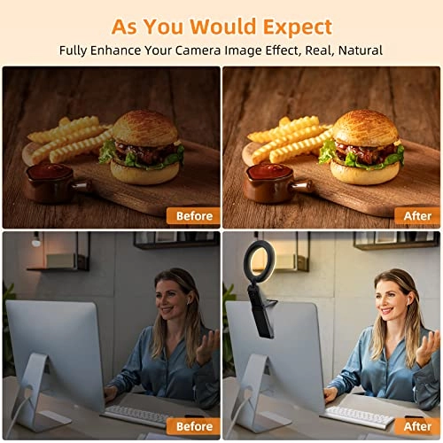 Desk Ring Light - 5-inch LED Stand Phone Holder