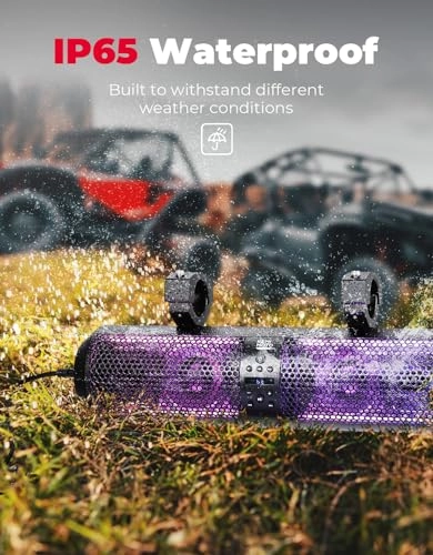 UTV Sound Bar - 18 Inch RGB Bluetooth