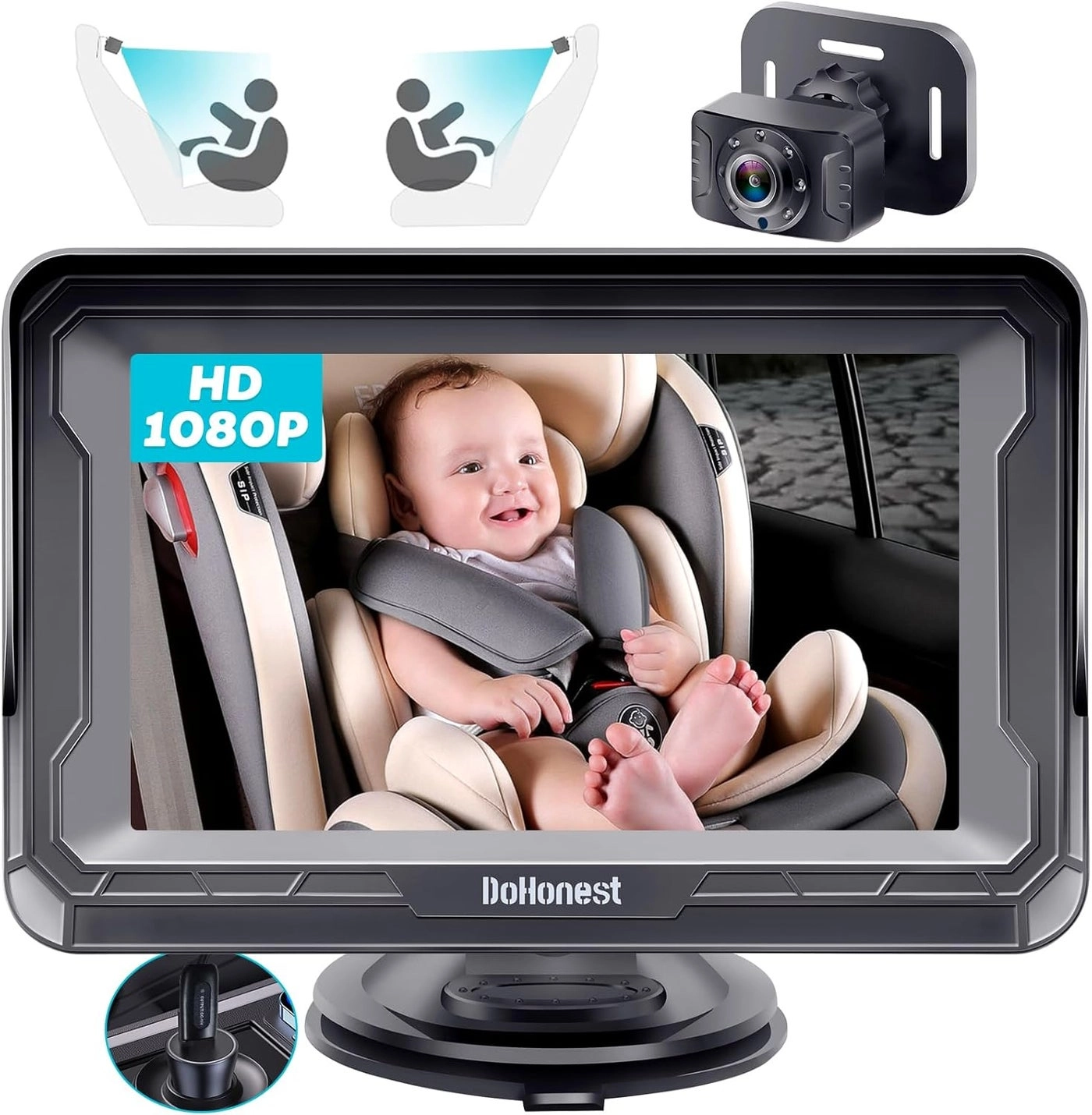 DoHonest Baby Car Camera - 43Inch