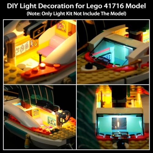 Lighting Kit for LEGO Stephanie's Sailing Adventure 41716 - ABS less than 5V
