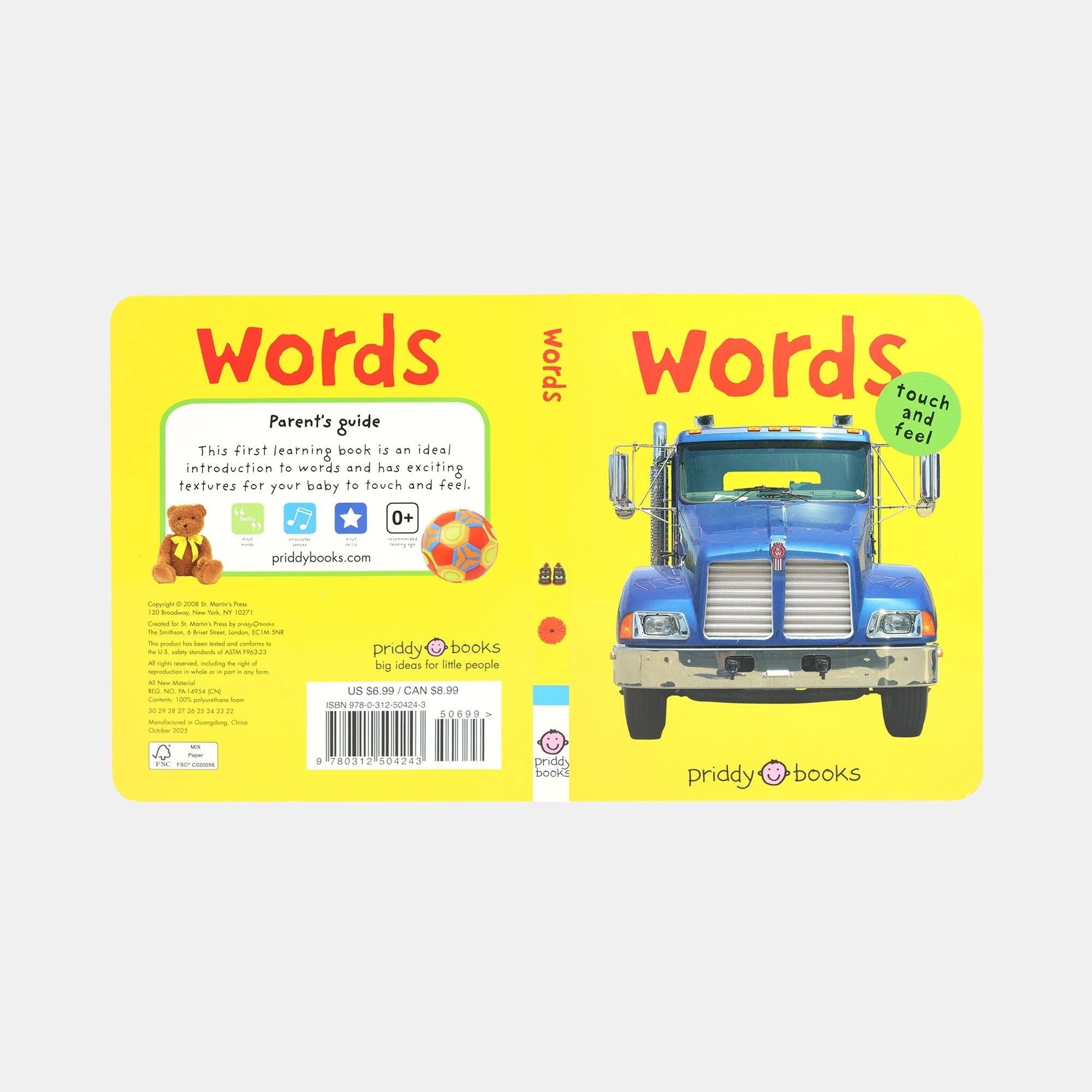 Bright Baby Touch & Feel Words