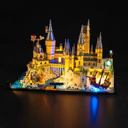 LED Light Set for LEGO 76419 Hogwarts Castle and Grounds - Copper conductor Harry Potter 1 5V