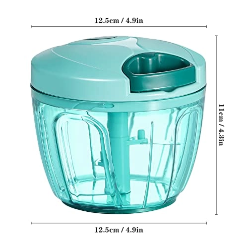 Manual Food Chopper - 650ML 3 blades