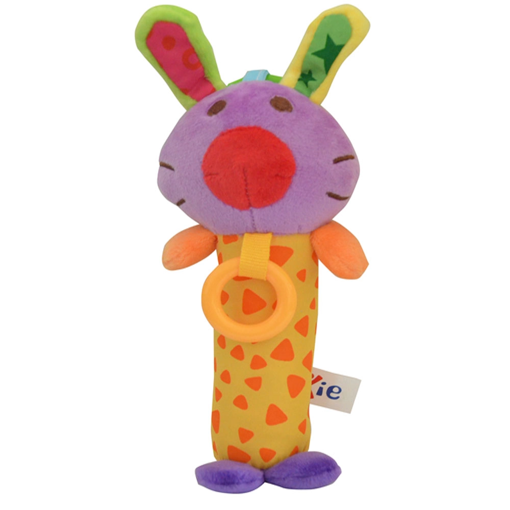 Pixie Baby Rabbit Rattle Toy - Suitable for 0 month & above Fabric material