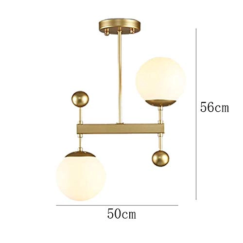 Iron Art Ball Glass Chandelier