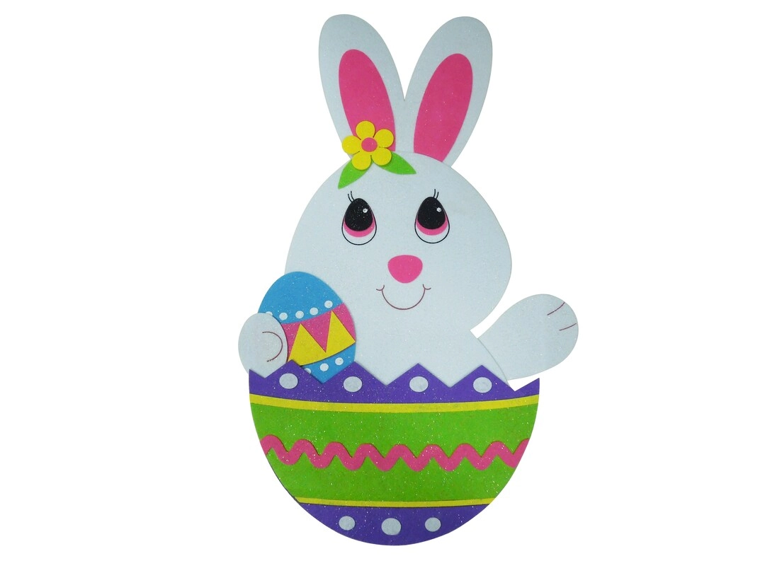 Party Zone Easter Bunny Hanging Decoration - 1PC Easter