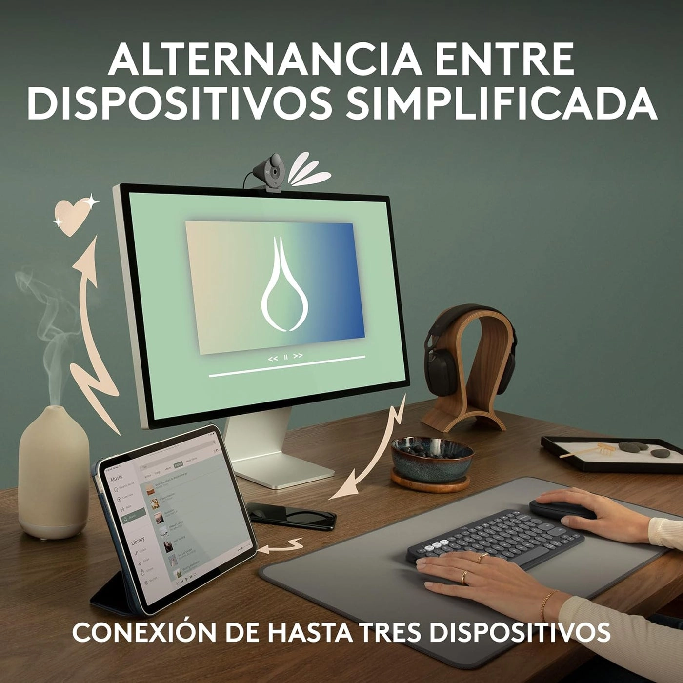 Pebble Mouse 2 M350s - Wireless