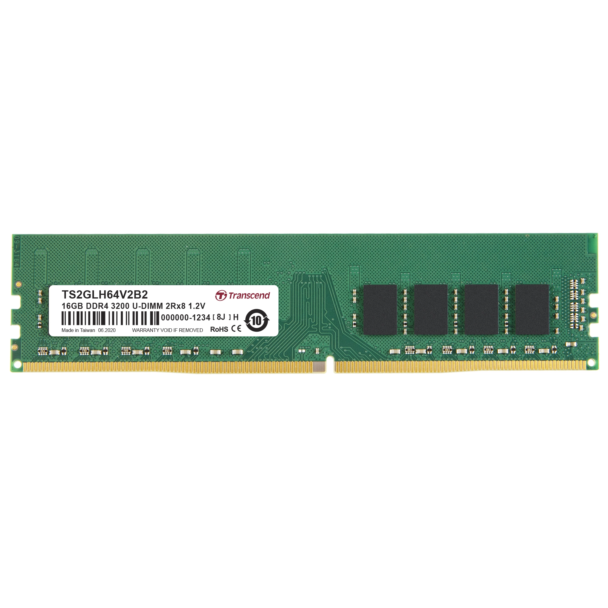 JM3200HLB-16GK - 16 GB 3200 MHz Desktop (U-DIMM) DDR4