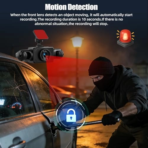 4-Channel Dash Cam - 1080P