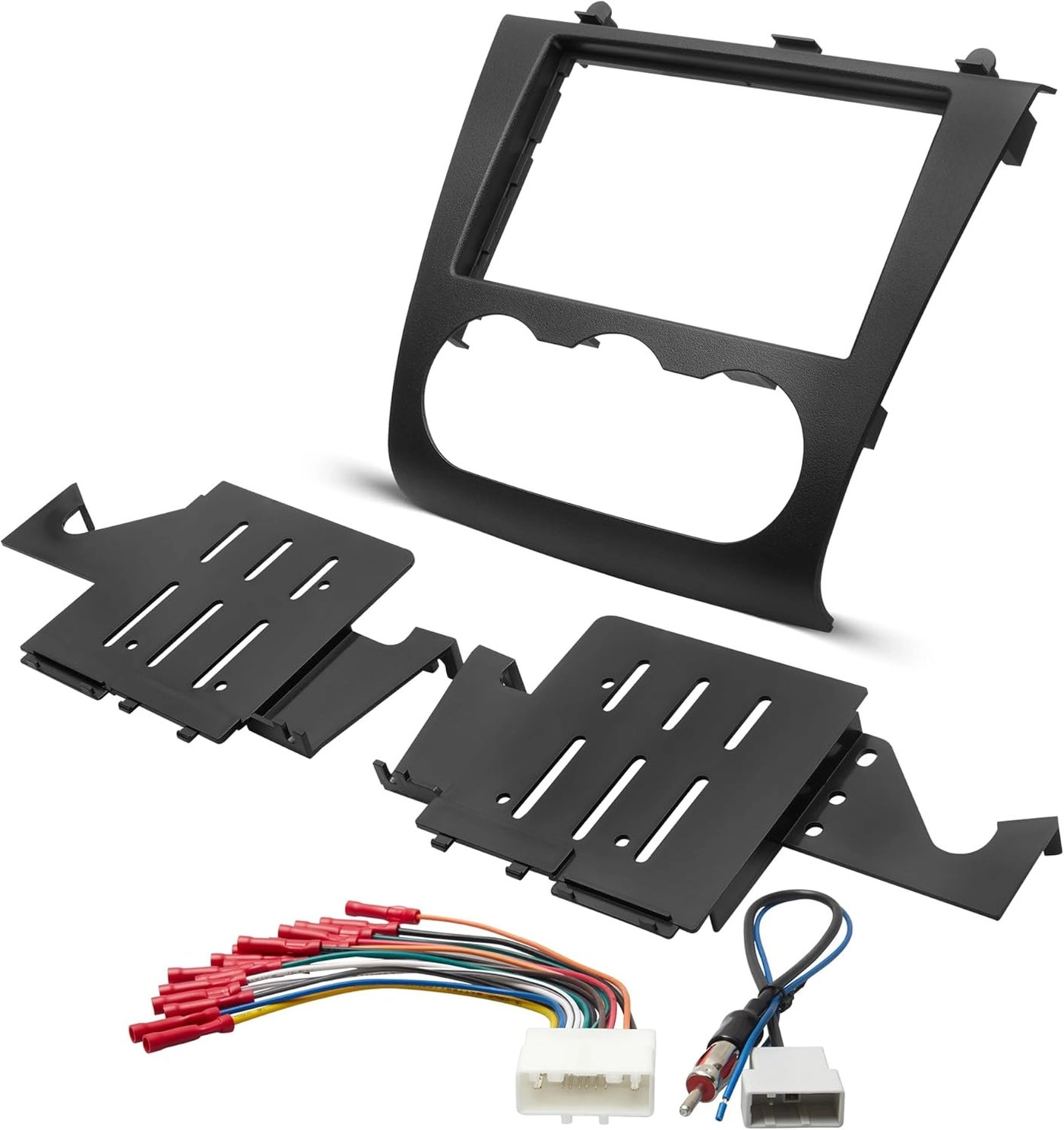 Double DIN Radio Dash Kit - Nissan Altima 2007-2012 Non Digital A/C Climate Control