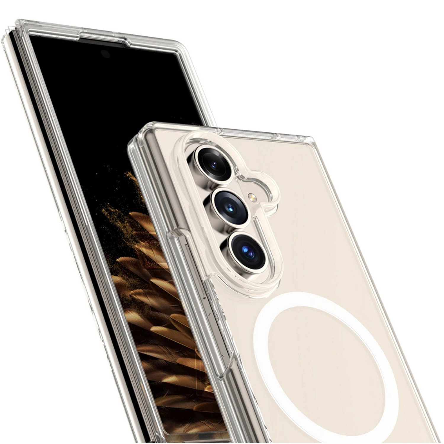 Zepho Ultra Clear Case with MagSafe for Samsung Galaxy Z Fold7