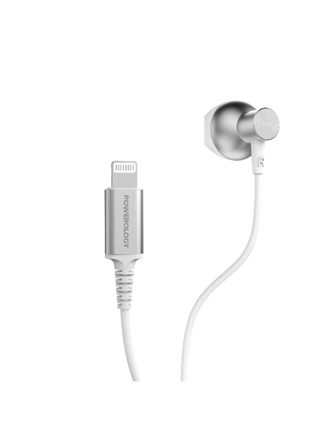 Powerology Lightning Mono Earphone - Wired Earbud