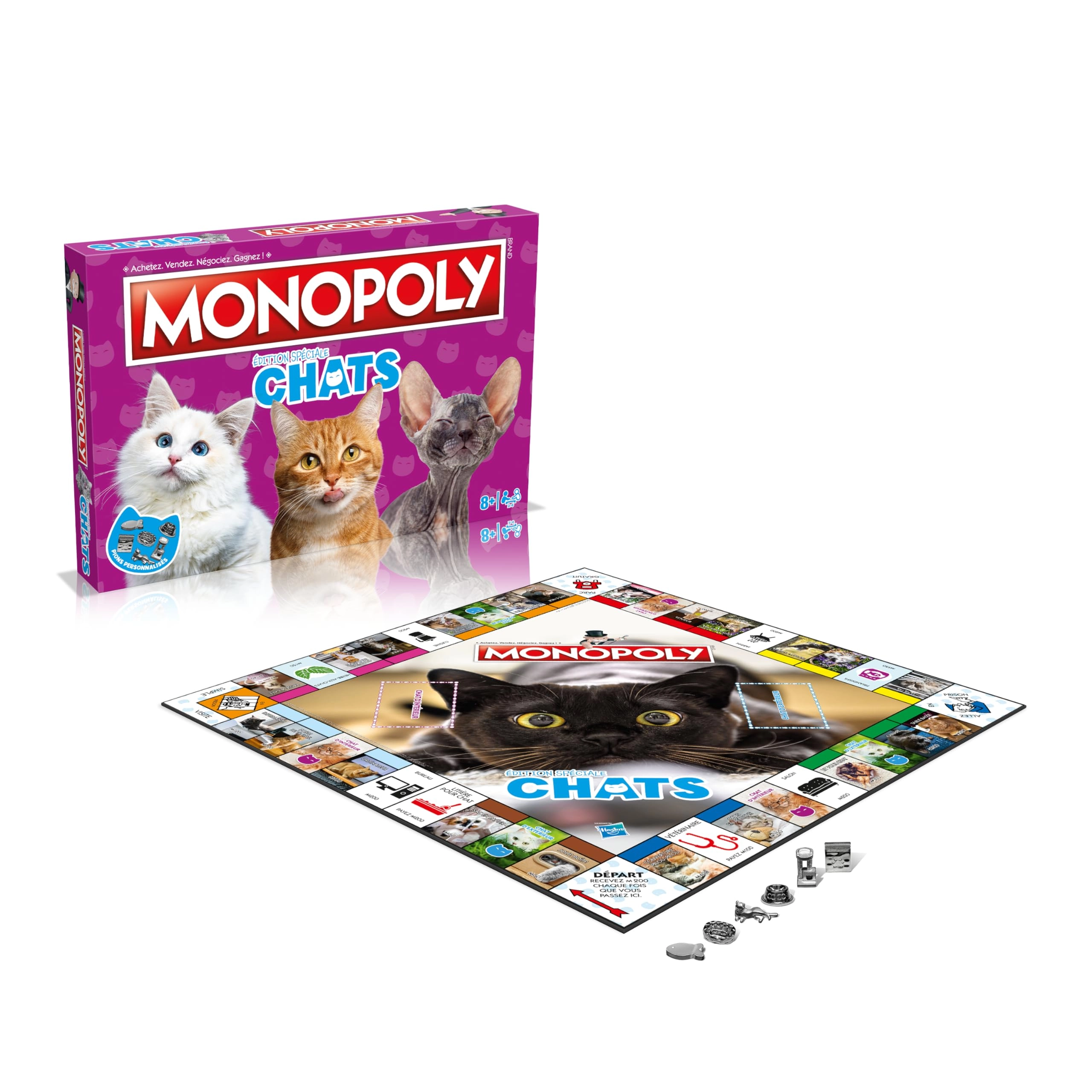 Winning Moves Monopoly: Cats (French)