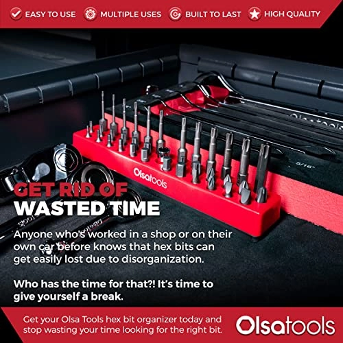 Hex Bit Organizer - 1/4 inch