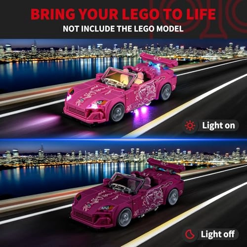 Light Kit for LEGO Speed Champions 2 Fast 2 Furious Honda S2000 77241