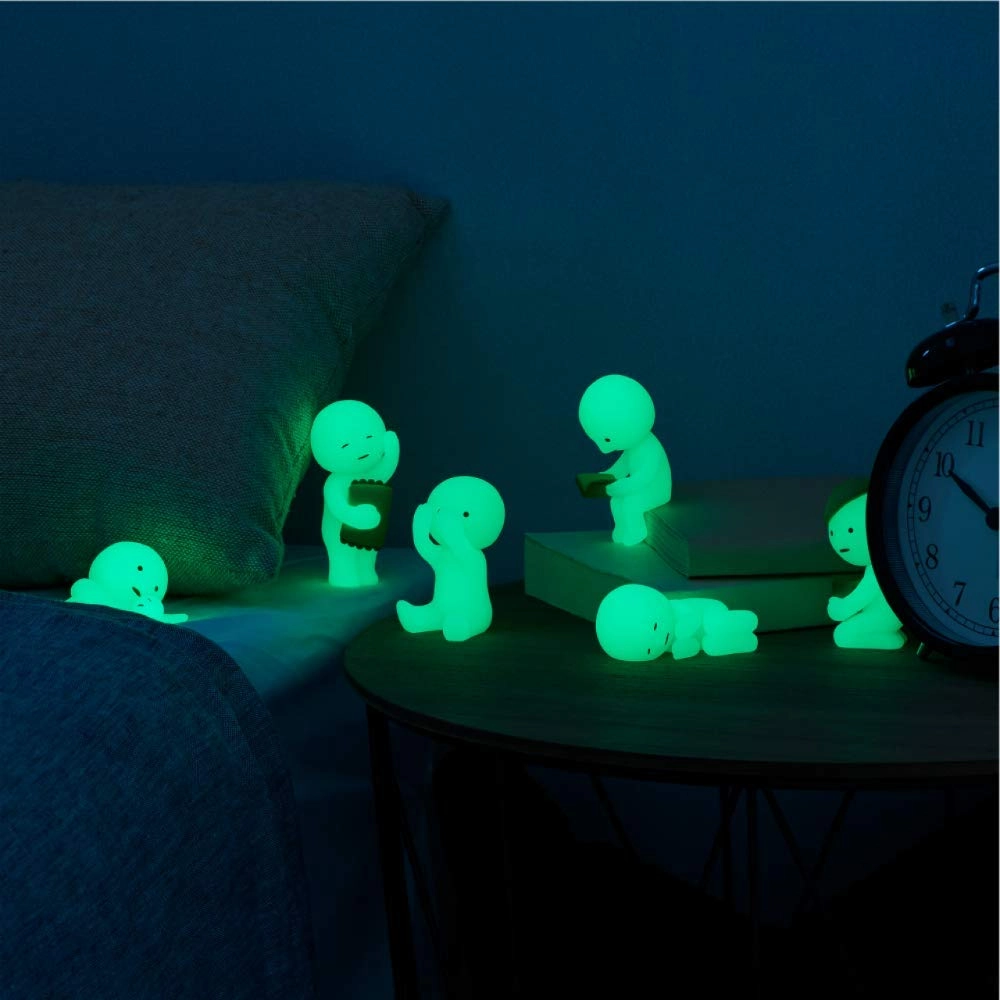 Smiski Glow in The Dark Mini Figure Set - 2 pcs