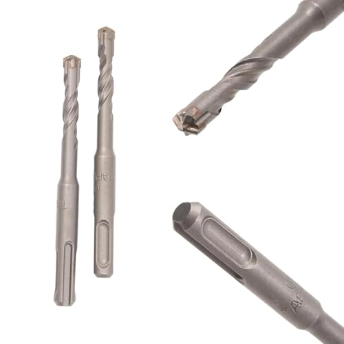 Cross Point Tip SDS Plus Hammer Drill Bit - Pack of 2 8mm