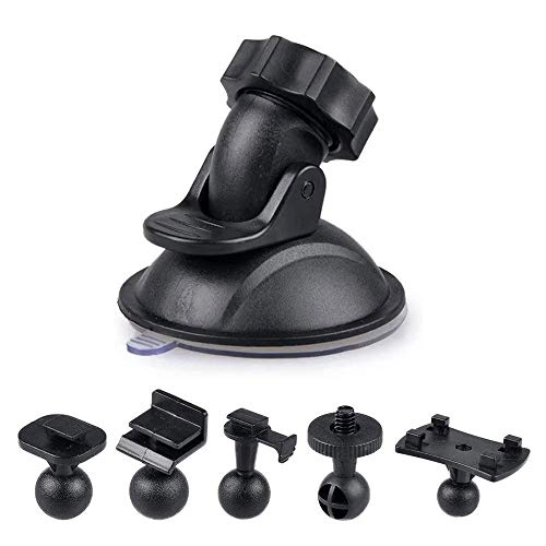 Car Suction Cup Mount - 1/4 inch Threaded Interface ABS