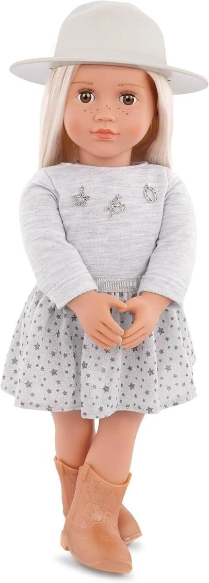 Abigale Doll - 18 Inch Pleated Skirt And Hat Ages 3+