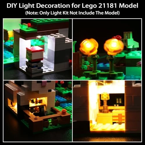 Lighting Kit 21181 for LEGO 21181 The Rabbit Ranch - ABS