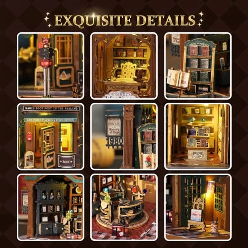 Book Nook Kit - LED Wood 3D Puzzle