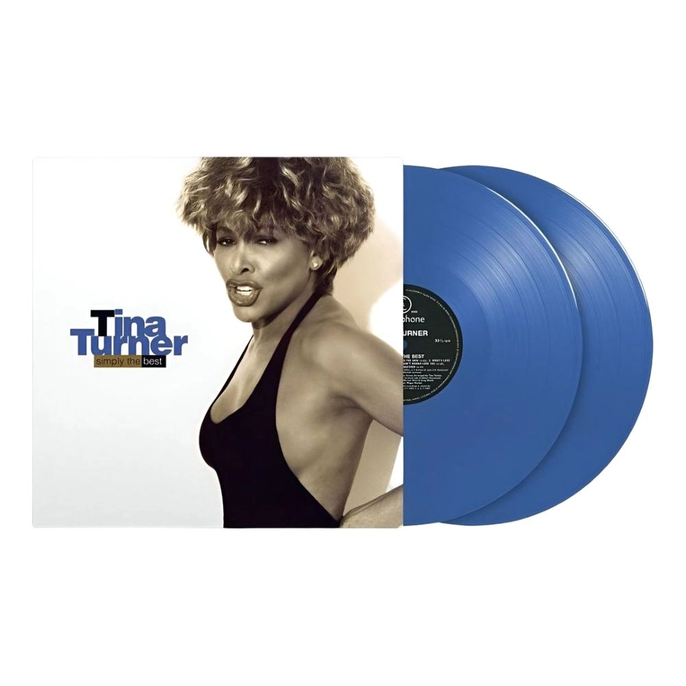 Tina Turner Simply The Best - Blue Colored Vinyl Limited Edition 2 Discs
